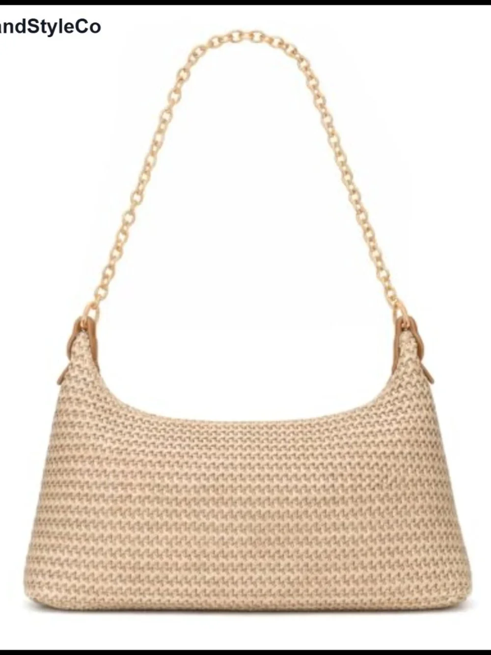 Woven Straw Boho Shoulder Bag Summer Beach Tote Women Purse